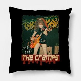 The Cramps 1982 Vintage Pillow