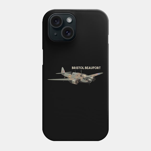 Bristol Beaufort British WW2 Airplane Phone Case by NorseTech