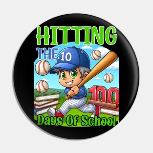 A day of learning and fun celebrating 100 days of school with a game of baseball Pin