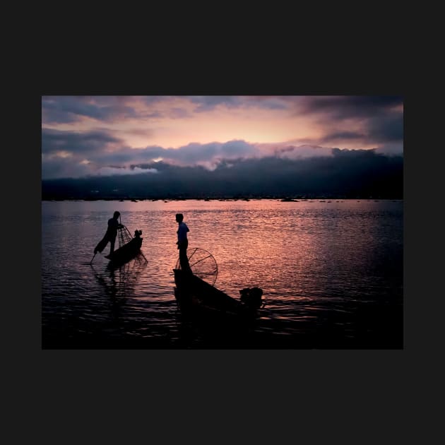 Fishermen of Inle Lake by Memories4you