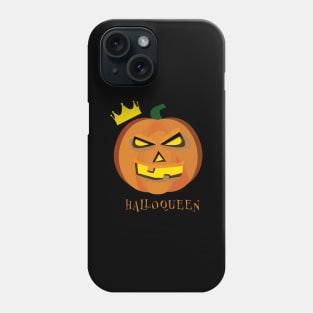 Halloqueen - Halloween pun Phone Case