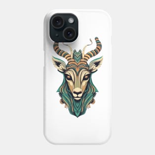Discovering the beauty of nature through this majestic deer illustration Phone Case