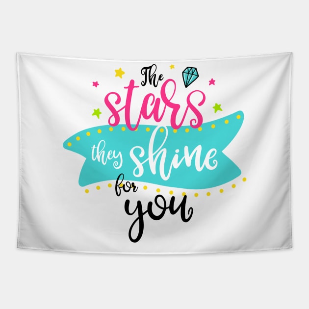 The stars they shine for you Tapestry by ByVili