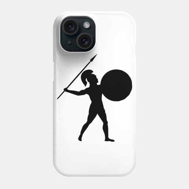 Hoplite in action Phone Case by HELLINISMOS