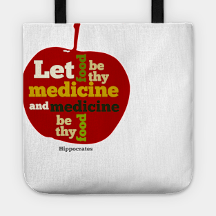 APPLE | Let Food be thy Medicine Tote