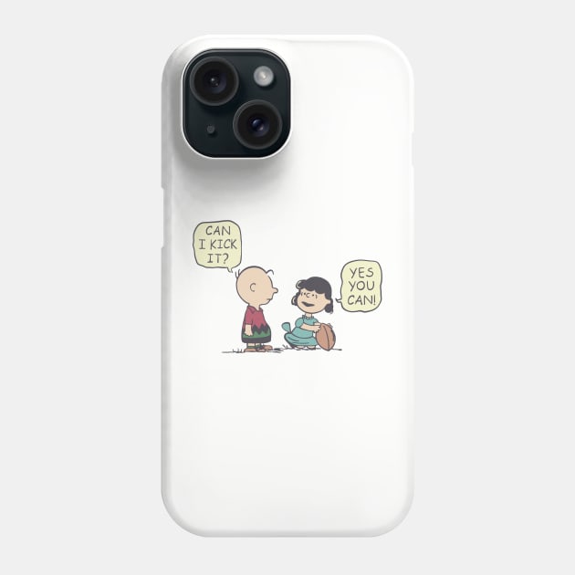 Yes You Can Kick It // Vintage Art Phone Case by crayonKids