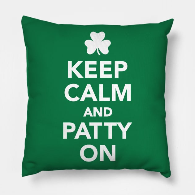 Keep calm and patty on Pillow by Designzz