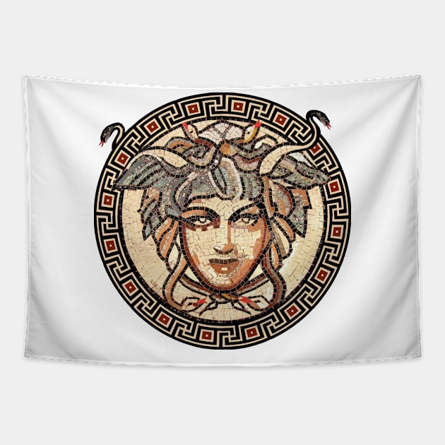 Altamira Medusa Tapestry by Mosaicblues