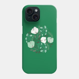 Circle Poppy Phone Case