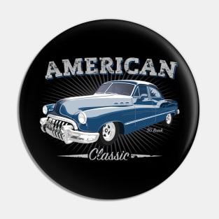 Retro American Classic 1950 Buick Design Pin