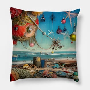 Christmas at the Beach Pillow