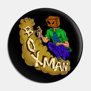 Spray Painter Boxman Pin