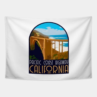 Pacific Coast Highway Decal Tapestry