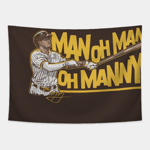 Manny Machado Man Oh Man Oh Tapestry by KraemerShop