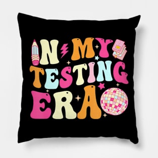 Testing For Teachers Kids Test Day In My Testing Era Pillow