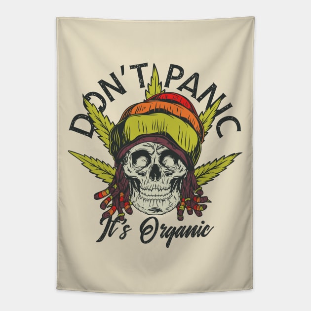 Don't panic, it's organic Tapestry by Jirka Svetlik