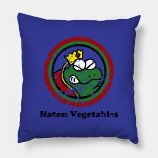 Hates: Vegetables (BD) Pillow