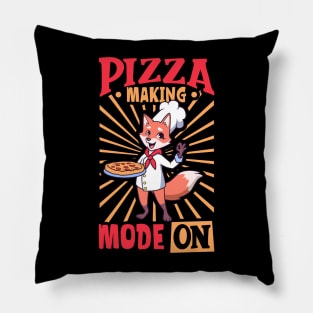 Pizza Making Mode On - Hobby Pizza Maker Pillow