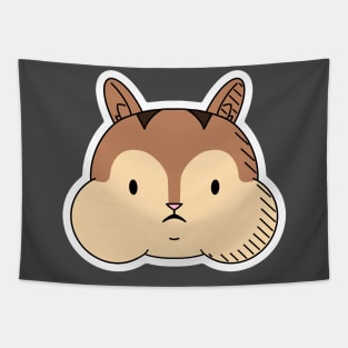 Chipmunk Head Tapestry