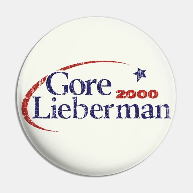 Gore Lieberman 2000 Pin by JCD666