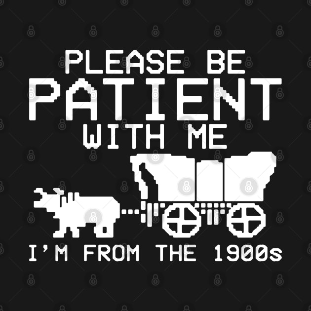 Please Be Patient With Me I'm From The 1900s by maddude