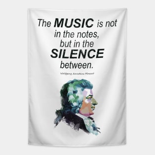 Mozart Quotes Tapestry