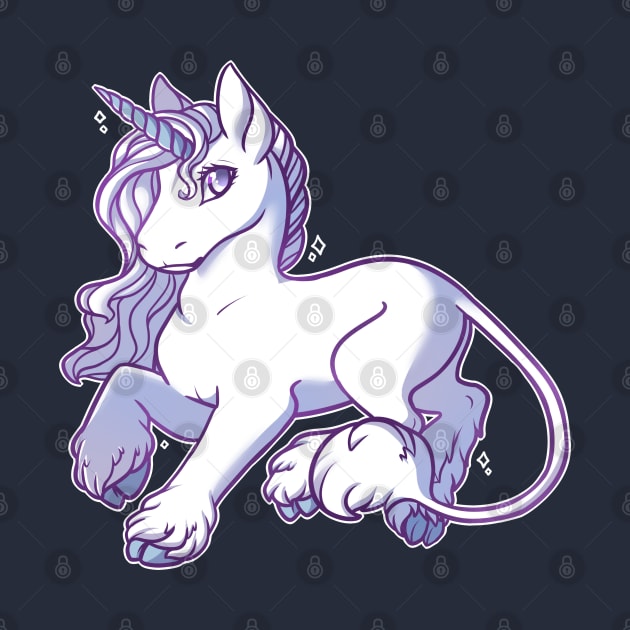 Fluffy Unicorn by leashonlife