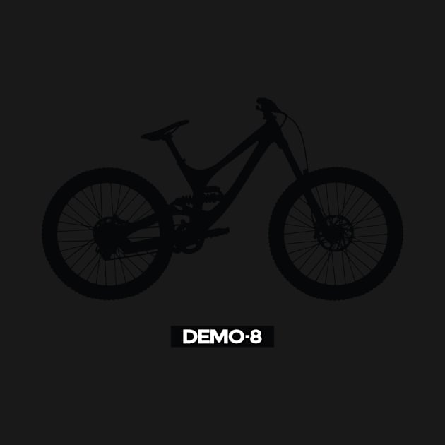 Silhouette of downhill bike. by Hoyda