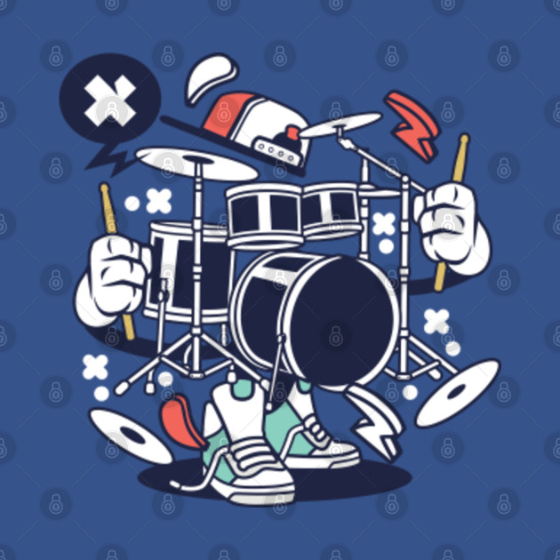 Disover Drumset Drummers Music Lovers Musicians Drums Rock Bands Instruments Gift - Drumset - T-Shirt