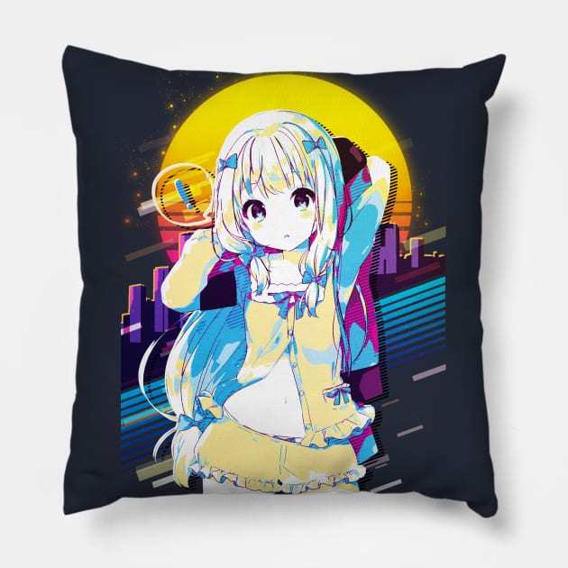 Izumi Sagiri Pillow by 80sRetro