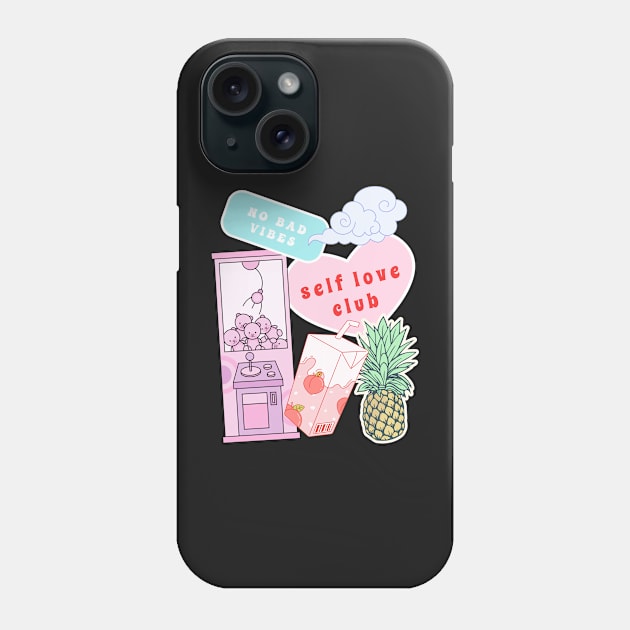 Retro self love Phone Case by disturbingwonderland