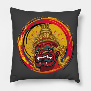 Red Giant of Thailand Yaksha Pillow