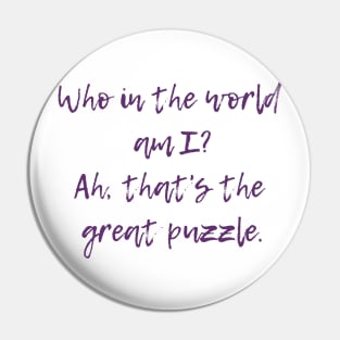 The Great Puzzle Pin