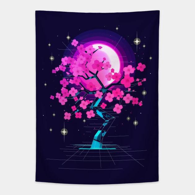 Cherry Blossom Tapestry by ArtDiggs