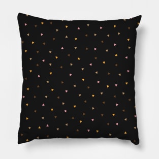 Pretty Simple Minimalist Triangle Terra Cotta Colors Pillow