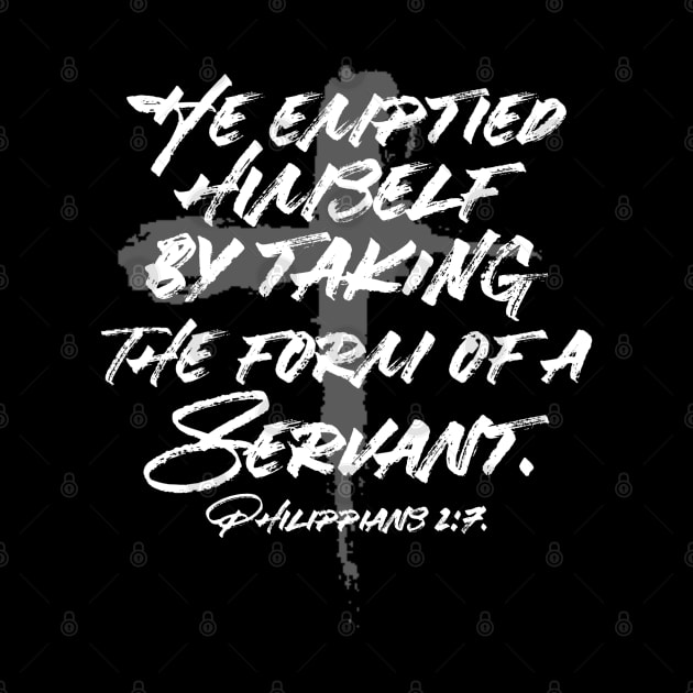 He Emptied Himself Taking the Form of a Servant Easter Philippians 2:7 by Contentarama