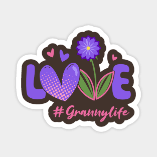 Love Granny Life Magnet