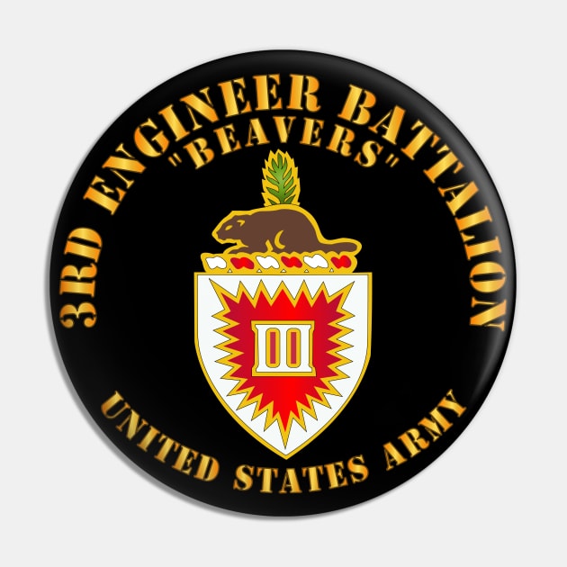 3rd Engineer Bn - Beavers Pin by twix123844