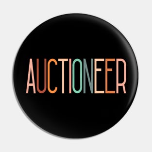 Auctioneer Bidding Bid Caller Hammer Time Gavel Grabbing Pin