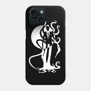 Thin Dude - Slenderman Cryptid Design - Light Design for Dark Shirts Phone Case