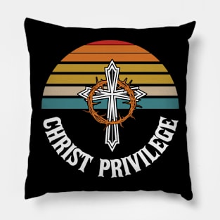 Christ Privilege Pillow