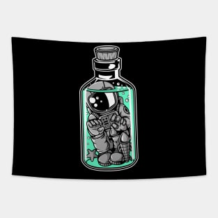 Astronaut in The Bottle Tapestry