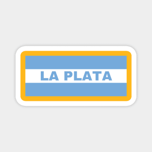 La Plata City in Argentina Flag Magnet