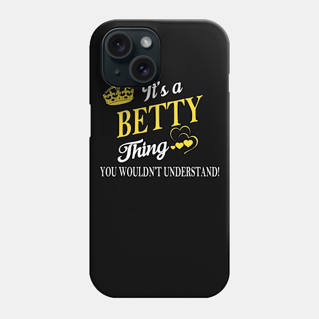 BETTY Phone Case by Gennieda49