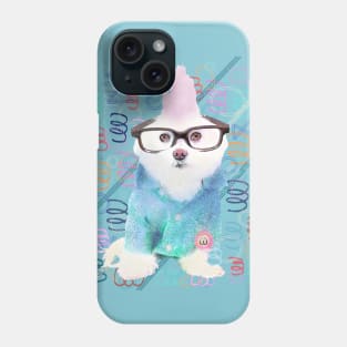 Hipster dog Phone Case