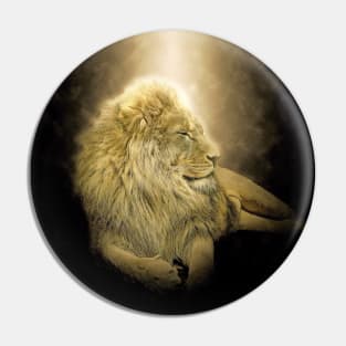 Lion Animal Wildlife Jungle Nature Safari Adventure Discovery Africa Digital Painting Pin