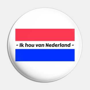 Lets Go Holland Pin