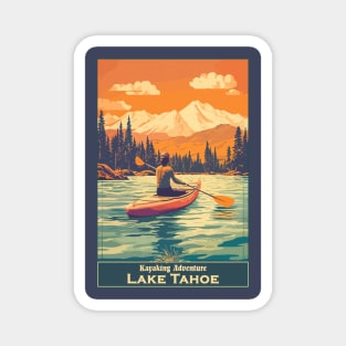 Lake Tahoe National Park Vintage Travel Poster Magnet