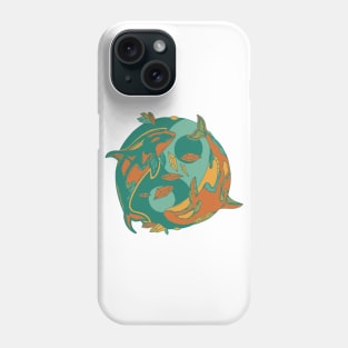 Mountain Green Balanced Orca Whales Phone Case