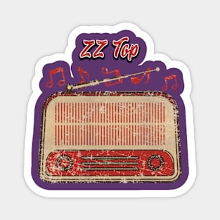 Retro ZZ Top Magnet